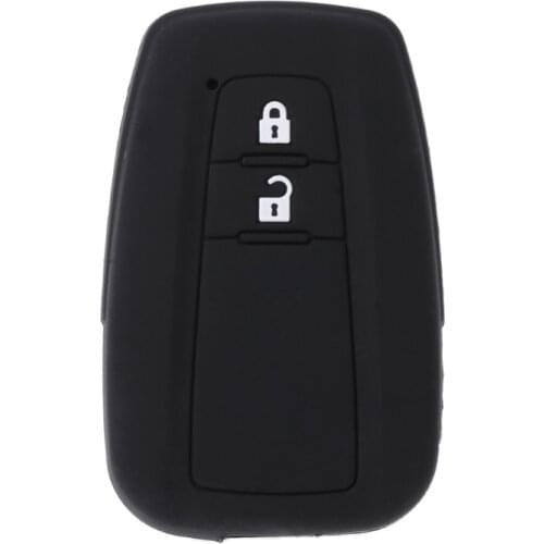 2 Buttons Silicone Car Key Fob Case Cover Holder for toyota CHR C-HR 2017 Dropshipping