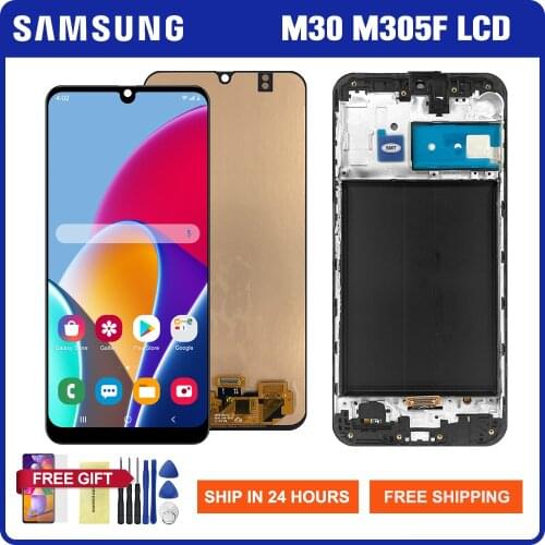 6.4'' Original Screen For Samsung Galaxy M30 M305 M305F M305DS LCD Display Touch Screen Digitizer Assembly For Samsung M30 2019