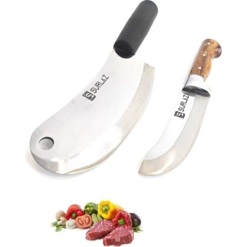 Traditional Handmade Meat Knife Set Onion Line Butcher Kitchen Knife Tool Turkish Goods Hundred percent Steel