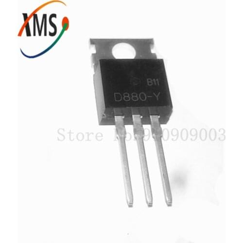 10pcs KSD880 TO-220 D880 KSD880-Y KSD880Y NPN transistor 3A 60V Transistor new original