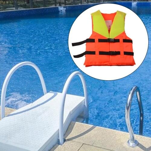 Universal Kids Swim Vest Life Jacket Ski Vest Boating Swimming Aid with Safety Strap Children Swimwear Age 4-10 Years