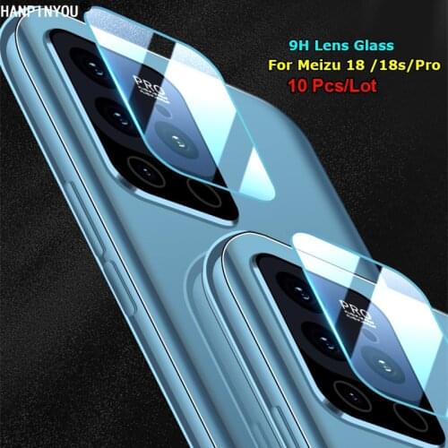 10 Pcs/Lot For Meizu 18 / Pro Back Camera Lens Protector Rear Camera Tempered Glass Film