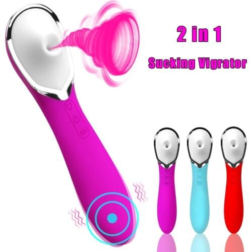 Sex Toys For Women 7 speed Vibration+10speed Sucking Clitoris Stimulator Oral Blowing Suction Vagina Sucking Vibrator