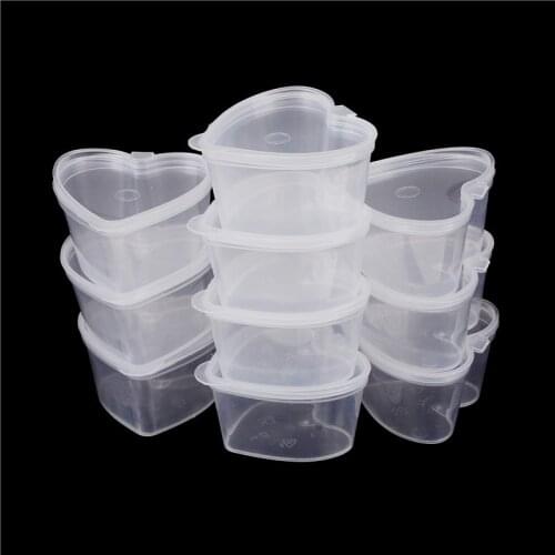10pc Hot Sell 50ml Storage Container Organizer Box For Light Clay Playdough Foam Slime Mud