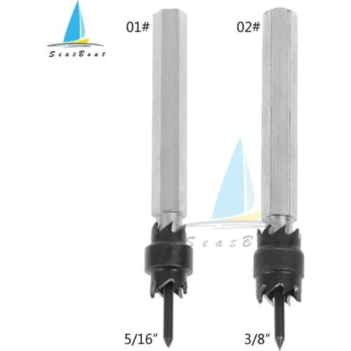 3/8''5/16'' Spot Weld Drill Bit Cutter Hex Shank Double Side Carbide Tipped Stainless Metal For Steel Iron Center Drill Bit