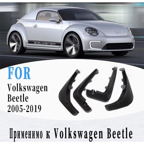 For Volkswagen VW Beetle mudguards Fenders mud flaps splash guard car accessories auto styling Front Rear 4 pcs 2005-2019