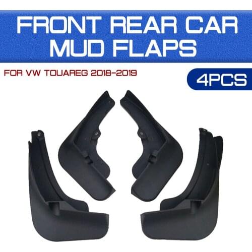Car Front Rear Car Fender Flares Mud Guard Flap Anti Splash Mudflaps for VW TOUAREG 2007 2008 2009 2010 2011-2019 Mudguards