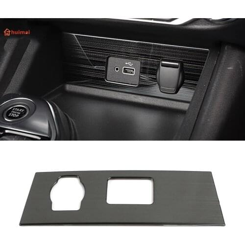 Car Accessories Central Entry Port Power Outlet Trim Sticker Cover Frame Decor for Nissan Sylphy Sentra B18 2019 2020