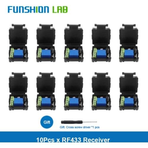 FUNSHION DC 12V 1 CH Wireless Remote Control Relay Switch Module Learning Code DC 12V RF Superheterodyne Receiver 1CH Controller