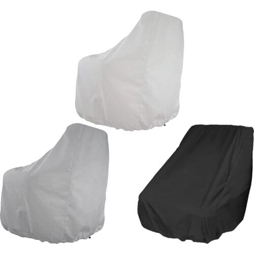 Heavy Duty Oxford Cloth Boat Seat Cover, Waterproof Captain Chair Cover, Boat