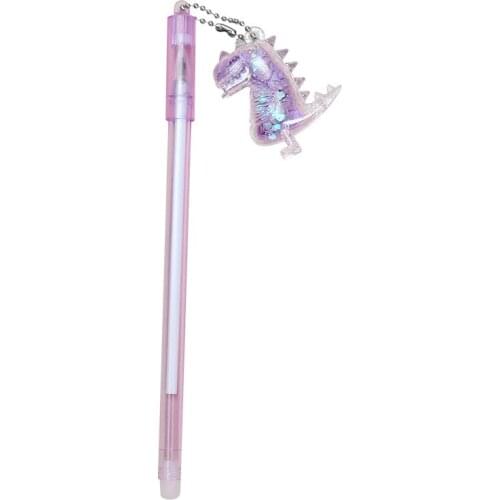 12 PCs Cute Cartoon Pendant Dinosaur Gel Pen Student Writing Tools School Office Stationery Signature Pen Prizes Gifts Wholesale