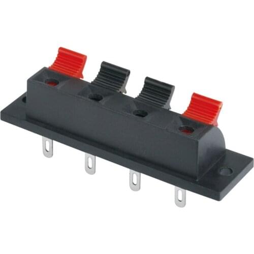 JOYING LIANG WP Outside Connection Socket Wire Clip Audio Socket WP4 4 Pole Spring Terminal Switch