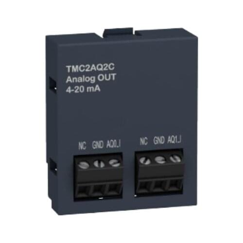 TMC2AQ2C Analogue output cartridge, Modicon M221, 2 analog current outputs, I/O extension
