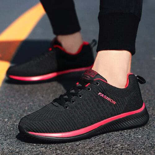 Men Casual Shoes Mesh Sport Walking Shoes Breathable Comfortable Lightweight Lace-Up Sneakers Masculino Adulto Feminino Zapatos