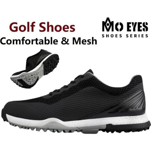 PGM Mens Golf Shoes Waterproof Sports Shoes Breathable Cushioning Golf Sneakers Men Anti-slip Training Sneakers