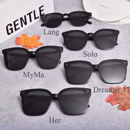 2020 Korea News 5 Style GENTLE Sunglasses Women Men Her Dreamer 17 Solo Lang Myma Acetate Polarized Sun Glasses Women Men