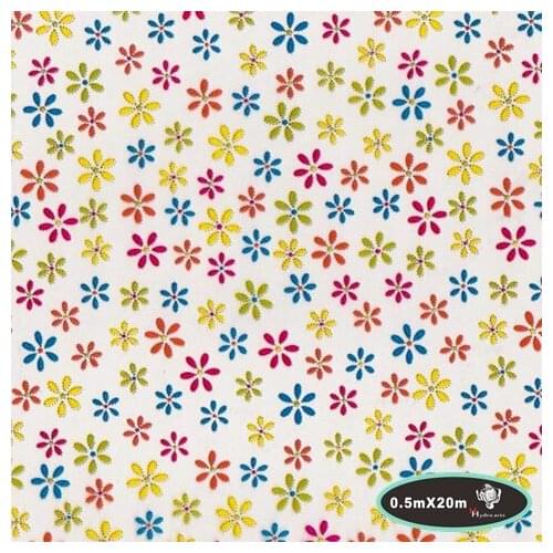New arrival florets printing pattern water transfer printing hydrographics film,50cm*20m,wtp HYA-049