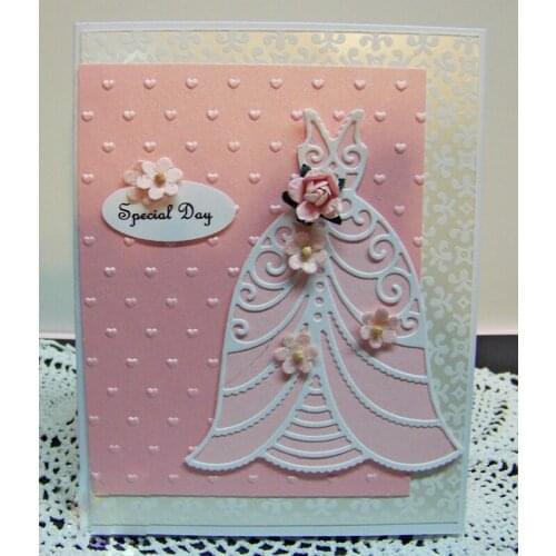 Princess Dress Metal Cutting Dies For Scrapbooking Embossing Decorative Crafts Supplies DIY Paper Cards Making NewDiecut