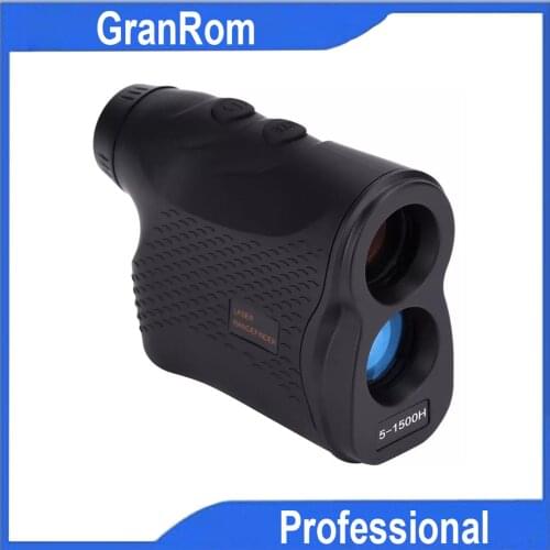 Laser Rangefinder 1500M Handheld Telescope Golf Rangefinder Hunting Gazebo(Without Battery)
