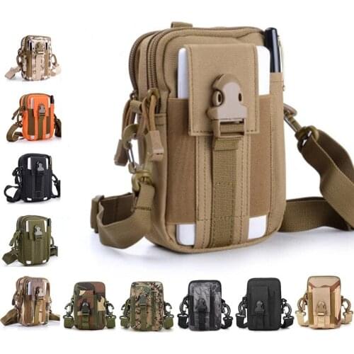 For Samsung Vivo Outdoor Tactical Holster Military Molle Hip Waist Belt Bag Wallet Pouch Purse Zipper Phone Case For iPhone