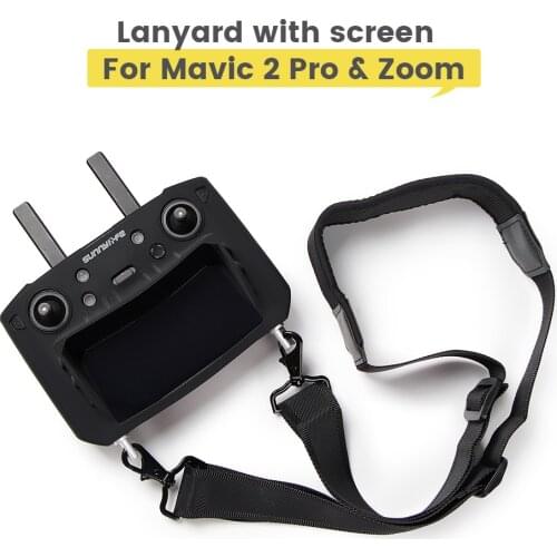 Lanyard Remote Control Strap for DJI Screen Smart Controller with Silicone cover for DJI Mavic 2 Pro & Zoom Drone Accessories