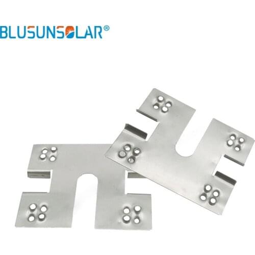10 piece a lot Grounding Clip 40*50mm use in Solar Mounting System Grounding gasket Solar Installation Clamp