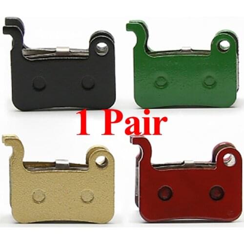 1 Pair (2pcs) Ceramic Bicycle Disc Brake Pads Four-color For SHIMANO MTB Bicycle Bike Brake Pads Parts Cycling Accessories
