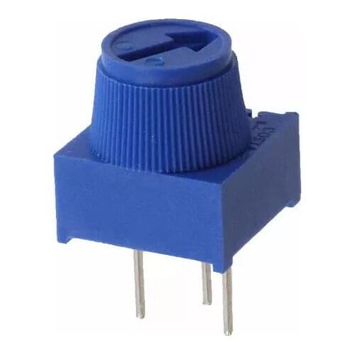 100pcs/lot 3386P-1-103LF 3386P-1-103 Trimpot potentiometer 10K with Knob 10K OHM 3386P-1-103TLF