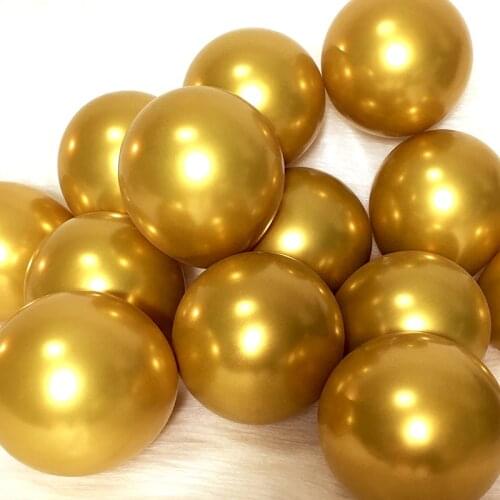 20Pcs/Set Chrome Metallic Gold Balloon Multicolor Latex Balloons Metallic Globos Wedding Baby Birthday Party Decoration Balloon