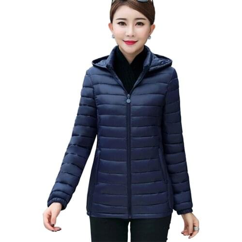 2019 women down cotton jacket winter parka plus size 6XL short outwear female slim casual warm coats cotton-padded jacket 2909