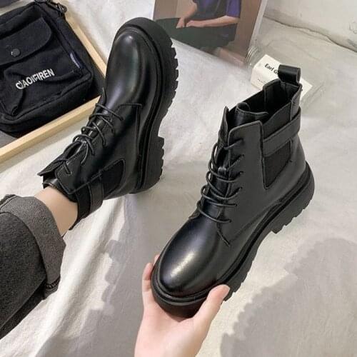 2021 Boots Women Shoes for Winter Boots Fashion Shoes Woman Casual Autumn Leather Botas Mujer Female Ankle Boots Women