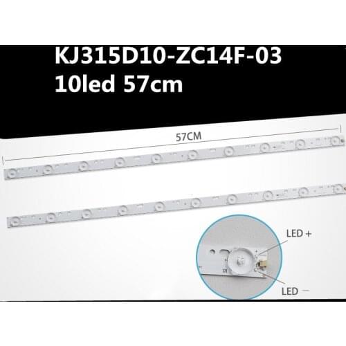 3PCS/lot LCD TV LED Back light D304PHHB01F5B KJ315D10-ZC14F-03 303KJ315031 D227PGHBYZF6A E348423 1PCS=10LED 570mm