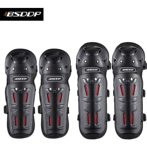 4-piece motorcycle sports riding gear knee pads elbow off-road motorcycle hand protection knee pads black For Yamaha MT-10 R6 R1