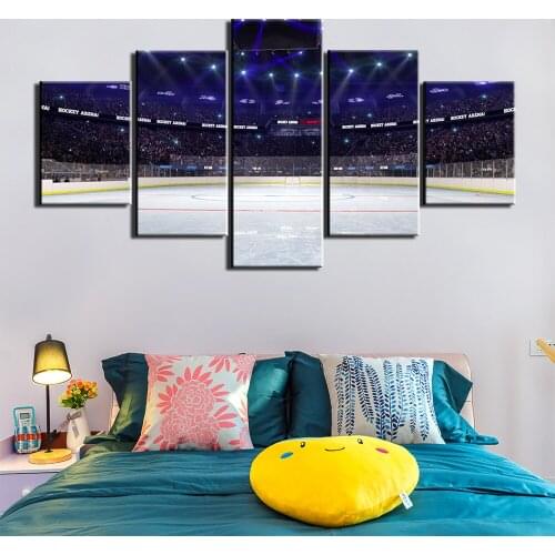 HD Prints 5 Panels Canvas Prints Painting Sports Playground Wall Art Picture for Living Room Wall Decor Home Decoration