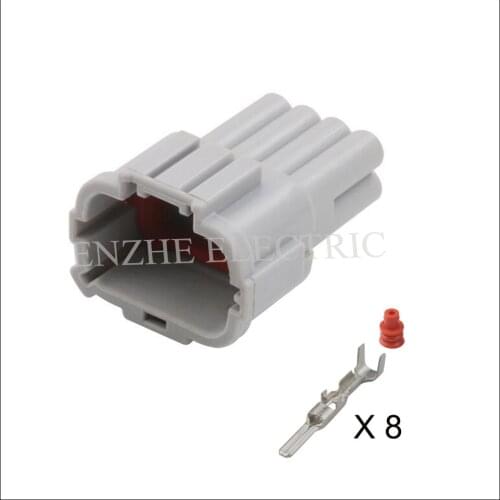 Free shipping 2set DJ70891A-2.2-11 female male Connector Terminal jacket auto Plug socket 8pin Connector Fuse box