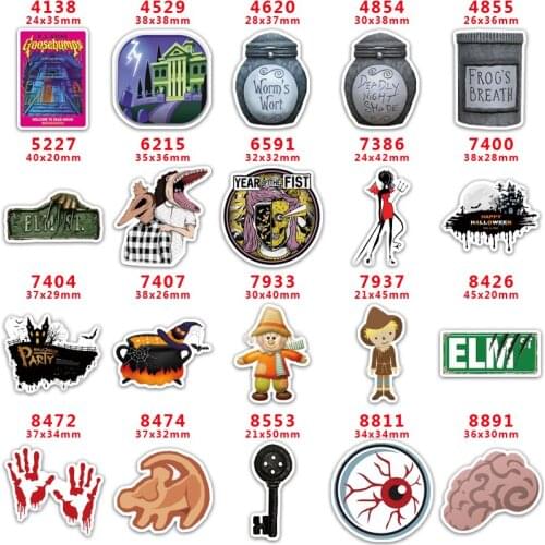 DIY Decoration Crafts Accessories 30pcs Per Halloween Character Planar Resin PR8472