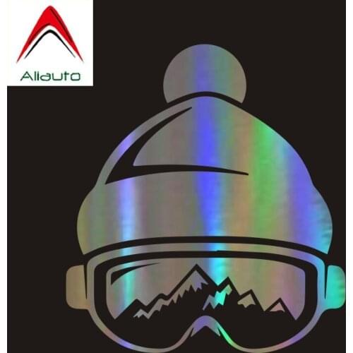 Aliauto Personality Car Stickers Snowboard Decoration 3D Reflective Waterproof Automobile Motorcycles Decoration,11cm*10cm