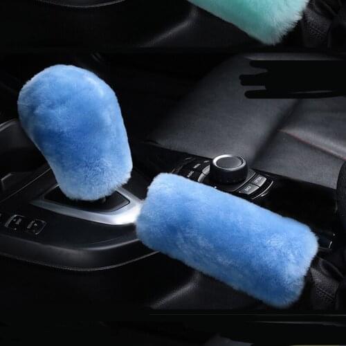 Gear Shift Collar Cover Car Handbrake Grips Hand Brake Covers Parking Brake Car Accessories for Hyundai ix35 iX45 iX25 i20 i30