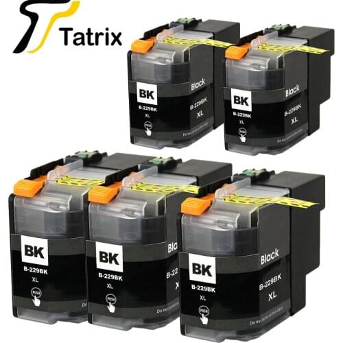 Tatrix LC229 LC229XL Premium Black Compatible Printer Ink Cartridge for Brother MFC-J5320DW MFC-J5720DW