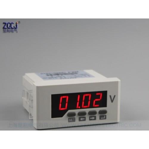 DC 0-200V Digital display DC voltage meter with RS485 communication function Modbus-RTU protocol 200V voltage panel meter