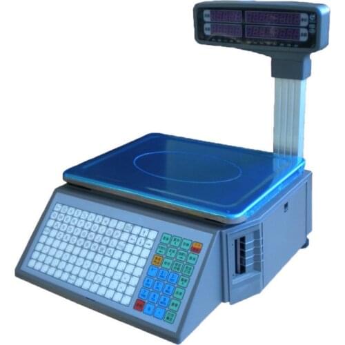 HONEPRT 10000 PLUs Data Storage Capacity Digital Weight Scale with Printer for Weighting and Price Sticker Printing