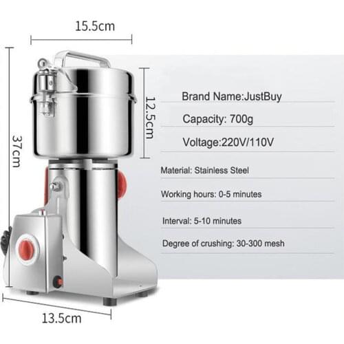800g Electric Coffee Grinder Machine Grains Spices Hebals Cereals Dry Food Grinder Mill Grinding Machine for Home Office Use