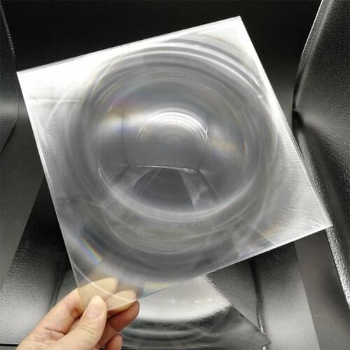 Ready to ship 35*35mm Focal length 40mm PMMA Square Fresnel Lens