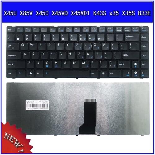 Laptop Keyboard For ASUS X45U X85V X45C X45VD X45VD1 K43S x35 X35S B33E Notebook Replace US Keyboard