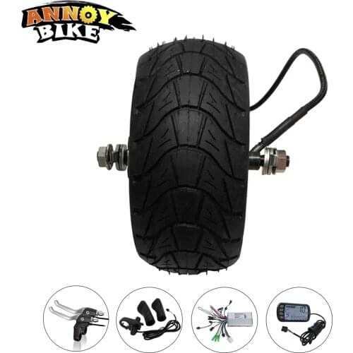 48V 1000W 8 Inch Electric Bicycle Motor Kit Fat Tire 200*85 8''wheel Brushless Toothless Hub Motor E bike Wheel with Accessory