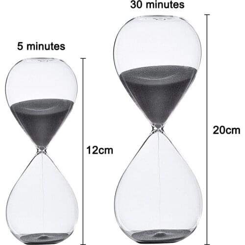 Hourglass Sand Timer Improve Productivity Achieve Goals Stay Focused Be More Efficient Time Management Tool 5/30 Minutes A1