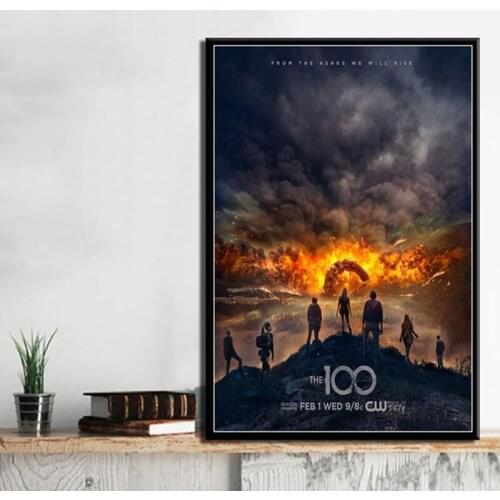 Canvas Poster Prints Hot 100 New Season TV Television Series Movie Modern Painting Wall Art Pictures