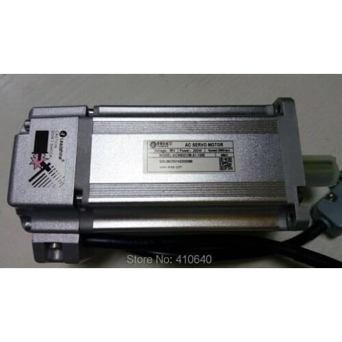 GENUINE! Leadshine ACM602V36-1-1000 200W Brushless AC Servo Motor,with 1000 -Line Encoder and 4,000 RPM Speed Free Shipping