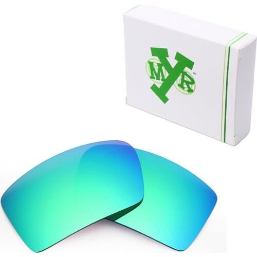 Mryok POLARIZED Replacement Lenses for Oakley Eyepatch 1&2 Sunglasses Emerald Green