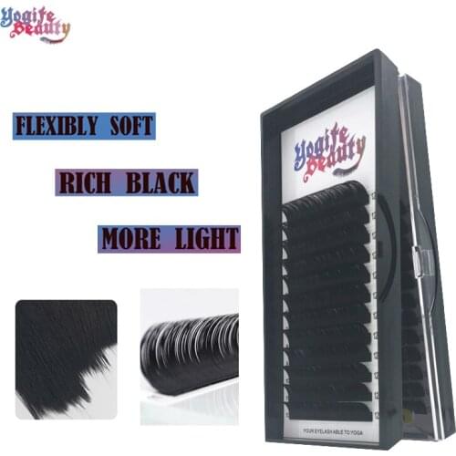 Yogife Wholesale High Quality Thickness 0.05 to 0.20 Faux Mink Eyelashes For Professional Perfect Use